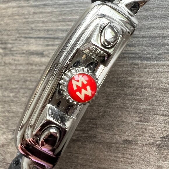 Authentic Michele Carousel Black Dial Deco Day Watch - Picture 6 of 12